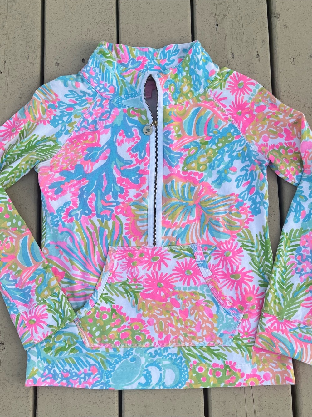 Lilly Pulitzer skipper popover lovers coral XS
